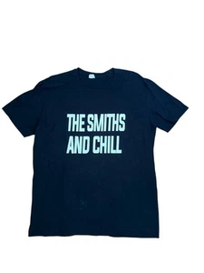 Anvil The Smiths & Chill Black Graphic T-shirt Unisex Size XL - Picture 1 of 6