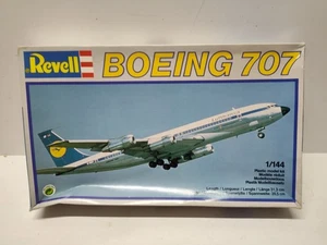 1982 Vintage REVELL Boeing 707 GERMANY LUFTHANSA Model Airplane #4202 Unassembl - Picture 1 of 14