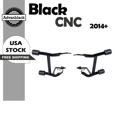 Черные защитные накладки на седельные сумки ProTek Rear Performance подходят для Harley 14+ - Изображение 1 из 4