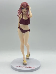 8” The Quintessential Quintuplets 2 Itsuki Nakano Red Swimsuit Statue / Figure - Picture 1 of 5