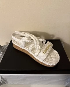 Chanel rope sandals, brand new, never been opened - Picture 1 of 11