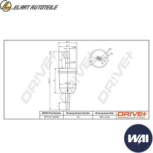 KRAFTSTOFFFILTER DP1110.13.0002 FÜR FIAT PANDA/Hatchback/Van 126 124/Spider X - Picture 1 of 6