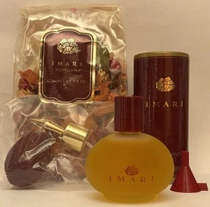 Avon Imari cologne in perfume atomizer with perfumed talc + fragrant potpourri - Picture 1 of 2