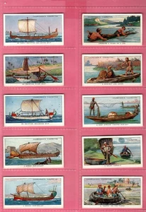 Churchman's The Story of Navigation 1937 Full Set 50 Cigarette Cards - Picture 1 of 10