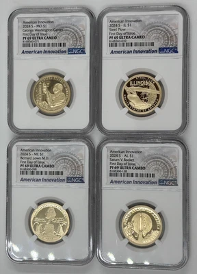 2024 S AMERICAN INNOVATION Proof Set NGC PF 69 🔥 FRST DAY OF ISSUE🔥 - Image 1 of 2