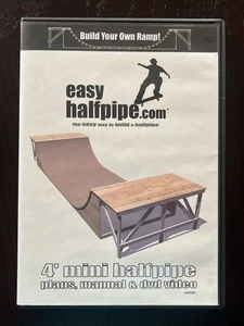 Easyhalfpipe.com 4' Mini Halfpipe Plans DVD Manual VGC - Picture 1 of 3