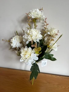 Arbusto/ramo de dalia crema 30 cm - Imagen 1 de 4