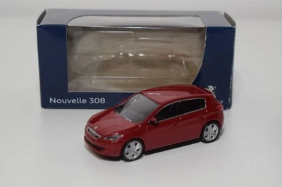 B86 1:64 3 INCH 3 INCH NOREV 314815 PEUGEOT 308 5 PORTE PORTE MET. MIB ROSSO - Immagine 1 di 4