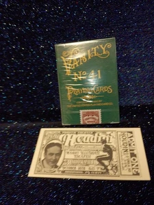 Vanity No 41 Reproduktion Spielkarten - NEU/SEALED Green Deck & Houdini Ticket - Bild 1 von 2
