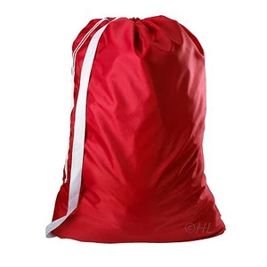 Durable Nylon Laundry Bag with Shoulder Strap | 30" x 40" | Assorted Colors - Picture 1 of 9