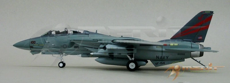 Witty Wings F-14A Tomcat VF-154 Black Knights ~ Marina de los Estados Unidos 2003 ~ 72009-028 Foto 1 de 1