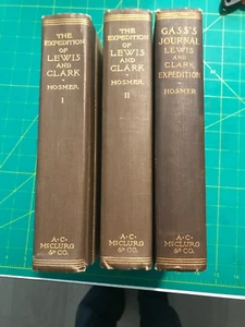 Expedition von Lewis & Clark & Gass's Journal 3 Bände James Hosmer - Bild 1 von 24