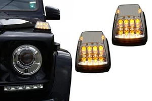 Feux clignotants LED transparente blanche pour Mercedes classe G W463 89-15 - Imagen 1 de 8