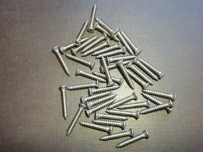 40 piezas #8 x 1 con #6 cabeza adorno parabrisas moldura tornillos inox para Plymouth Foto 1 de 4