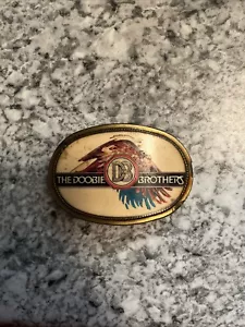 1977 vintage DOOBIE BROTHERS eagle PACIFICA belt buckle 1970s western cowboy - Picture 1 of 6