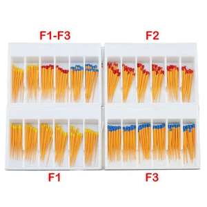 Dental Endo Gutta Percha Points F1 F2 F3 Universal 60 Pcs /Box - Picture 1 of 28