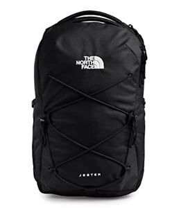 The North Face 'Jester' Backpack in Tnf Black Platino Gold Metallic Leather