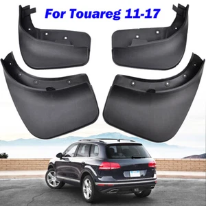 4Pcs Mudflaps For VW Touareg 7P MK2 2011~2017 Mud Flaps Splashs Guards Mudguards - Picture 1 of 9
