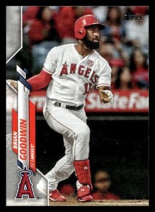 2020 Topps #484 Brian Goodwin Los Angeles Angels Baseball card