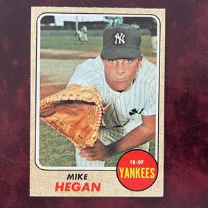 1968 Topps Set MIKE HEGAN #402 NEW YORK YANKEES - NM/MINT *HIGH GRADE* - Picture 1 of 2