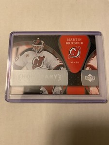 2007-08 Upper Deck Trilogy Honorary Swatches HS-MB Martin Brodeur