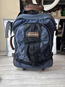 TIMBERLAND Lightweight Blue Rolling Carry On 22X14X9 - Picture 1 of 6
