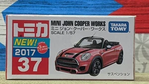 TOMICA #37 MINI JOHN COOPER WORKS 1/57 NEW IN BOX [WYL] USA STOCK!!! - Picture 1 of 3