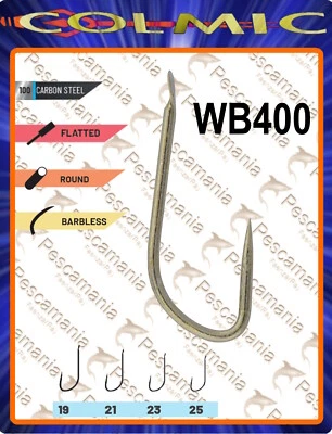 Amo colmic WB400 acciaio al carbonio 110 Senza ardiglione Bronzato diritto - Imagen 1 de 4