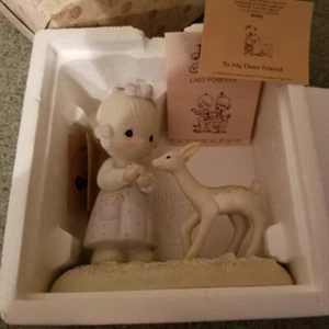 Precious Moments "TO MY DEER FRIEND" 100048 In Original Box - Picture 1 of 2