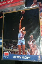 1990-91 NBA Hoops Action Photos TEAM SETS RODNEY McCRAY KINGS 8x10 Photo NEW