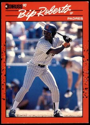 Bip Roberts #347a 1990 Donruss - Image 1 of 2