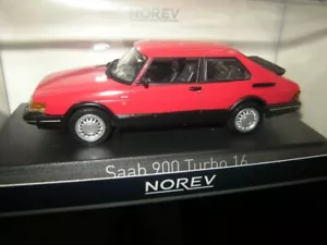 Norev Saab 900 Turbo 16 1:43 rojo/rojo en embalaje original - Imagen 1 de 1