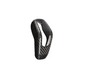 Real Forged Carbon Fiber Gear Shift Knob Cover Fit for Range Rover Sport 2018-20 - Picture 1 of 4