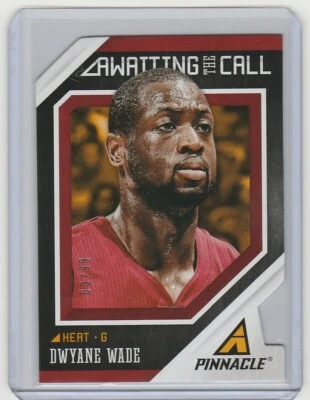 DWYANE WADE 2013-14 ВЕРШИНА В ОЖИДАНИИ ВЫЗОВА #6 ШТАМП ВЫРЕЗАТЬ ПАРАЛЛЕЛЬНЫЙ #'D /99 - Изображение 1 из 2