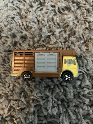 VINTAGE MAJORETTE FRANCE # 254 MERCEDES BENZ HORSEBOX TRUCK LORRY DIECAST - Image 1 of 4