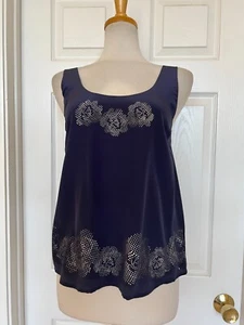 JOIE Tanktop Seide marine Gr. XS - Bild 1 von 11