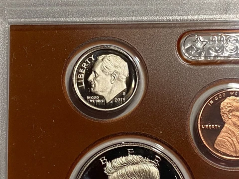 2013-S PROOF ROOSEVELT DIME - DIRECTLY FROM PROOF SET - FREE SHIPPING Cover