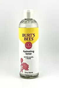 NEW Burt’s Bees Face Toner 12 oz | Hydrating Rose Water + Witch Hazel | Beauty - Picture 1 of 5