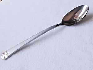International Stainless RIVERTON FROSTED 2 (two) Place/Oval Soup Spoons Flatware - Picture 1 of 6