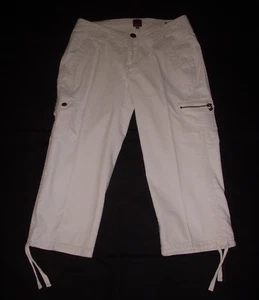JAG Women's Capri Cream Relaxed Fit Cropped Cotton/Spandex Pants Size 2P - EUC! - Picture 1 of 9