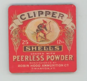 Caja de munición Clipper Shells calibre 12 montaña rusa - Robin Hood polvo incomparable - Imagen 1 de 1