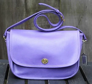 Coach Vintage - Painted, Upcycled City Bag 9790 - Custom Painted Lavender, USA - Bild 1 von 14
