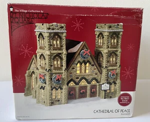 St Nicholas Square Village Collection Cathedral Of Peace - Box, Styrofoam, Light - Picture 1 of 8