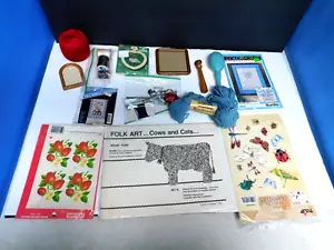 Bastelartikel Menge verschiedene Kits, Werkzeuge, Fäden, Rahmen usw. Viele neue ungeöffnet - Bild 1 von 6