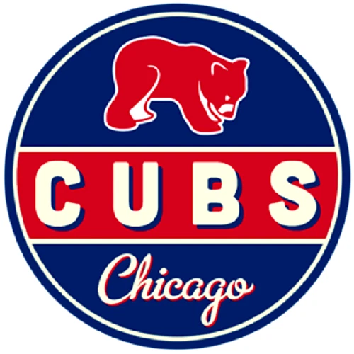Calcomanía adhesiva troquelada color MLB de 4 pulgadas de los Chicago Cubs *Envío gratuito Foto 1 de 1