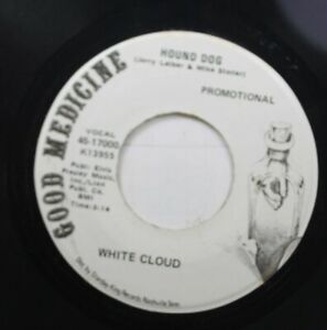 Rock Promo 45 White Cloud - Hound Dog / Collection Box On Good Medicine