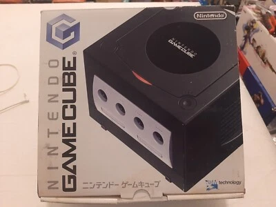 Rare Nintendo Game Cube Black Console Vintage Japan DOL-S-KA - Imagen 1 de 4