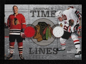 2003 Original Six Chicago Blackhawks Memorabilia Bobby Hull Jeremy Roenick HOF