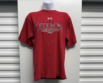 复古 90 年代芝加哥公牛队 T 恤 XL 码 — 第 1/2 张图片