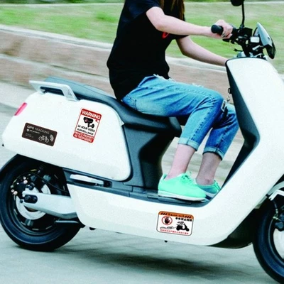 Car Interior Warning Sticker Public Parking Safety Sticker Waterproofed Sticker - Image 1 of 4